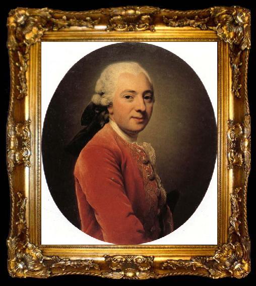 framed  Alexander Roslin Portrait of I.I Betskoy, ta009-2